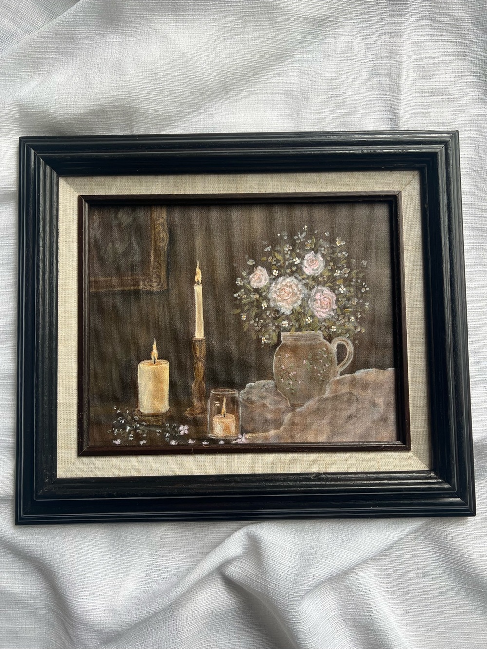 “The Romantic Hour” acrylic painting